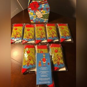 Mcdonald’s Grinch socks x9 pairs